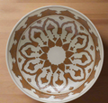 Stoneware Patterned Serving Bowl