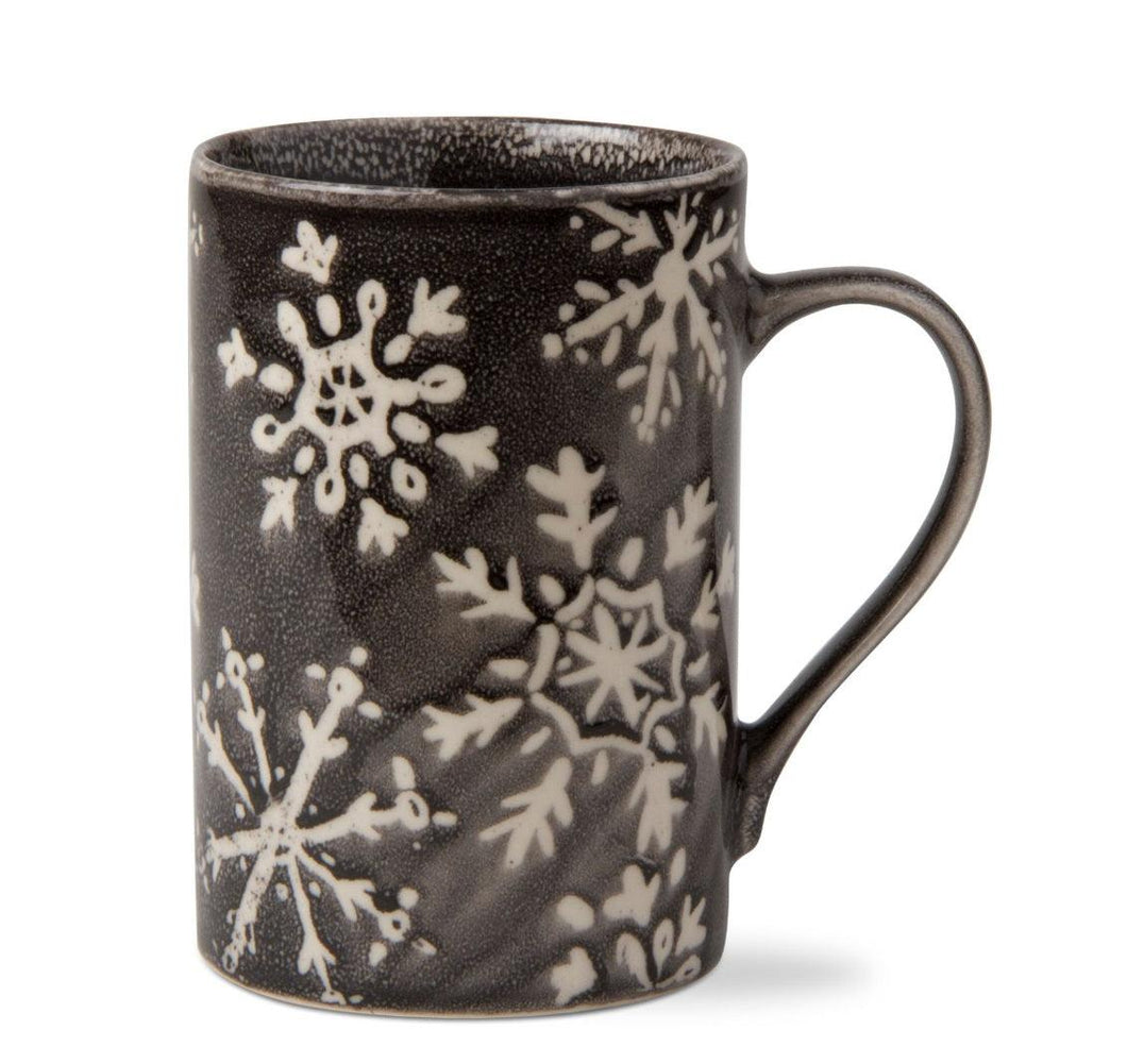 Snowflake Mug Black