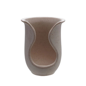 Stoneware Spoon Holder - Reactive Glaze Finish