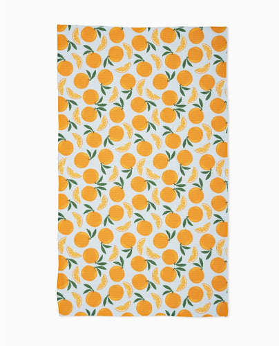Geometry Sweet Orange Towel