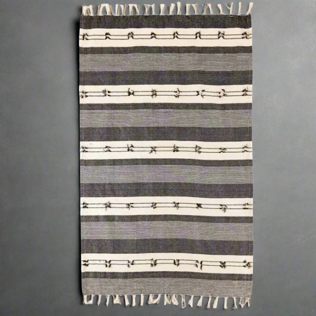 Tea Towel - Black & Natural