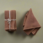 Terracotta Waffle Napkins Set