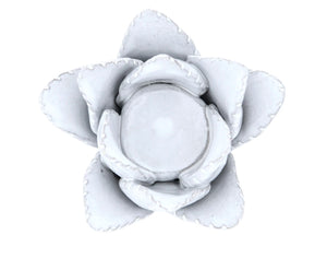 Terracotta Flower Tealight