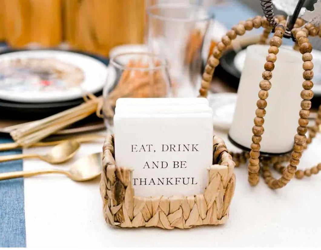 Thanks Coaster Set