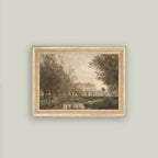 The Creek Framed Antique Art - 24" x 20" pic 2