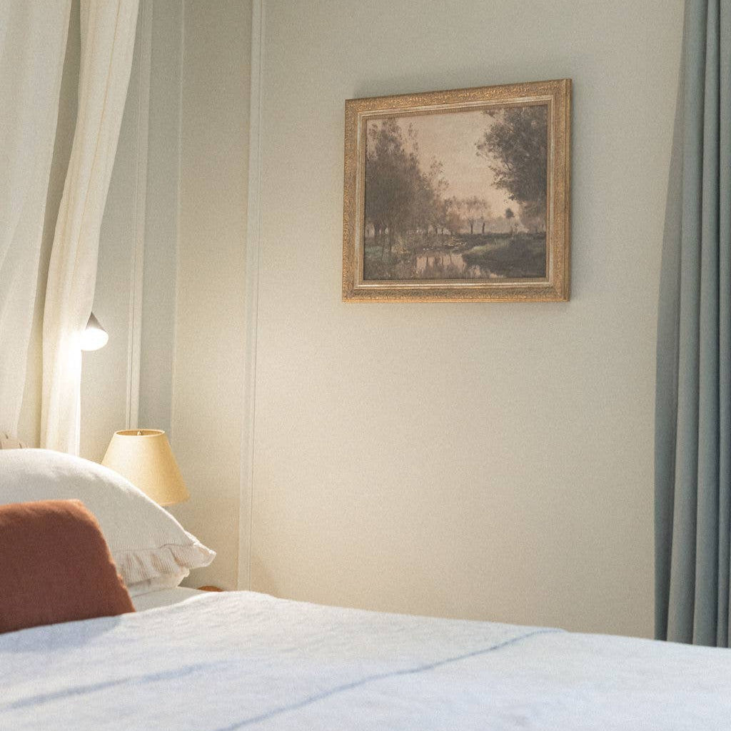 The Creek Framed Antique Art - 24" x 20" pic 5