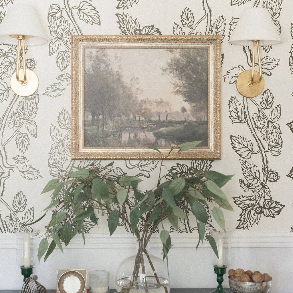 The Creek Framed Antique Art - 24" x 20" pic 9