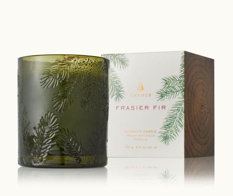 Frasier Fir Green Glass Candle