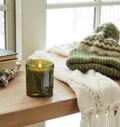 Frasier Fir Green Glass Candle