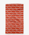 Geometry Infinite Love Tea Towel