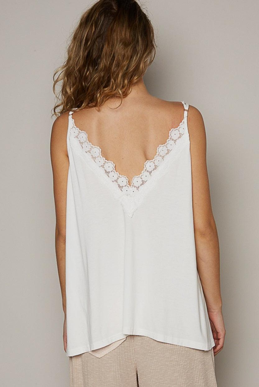 Off White Vintage Washed Top