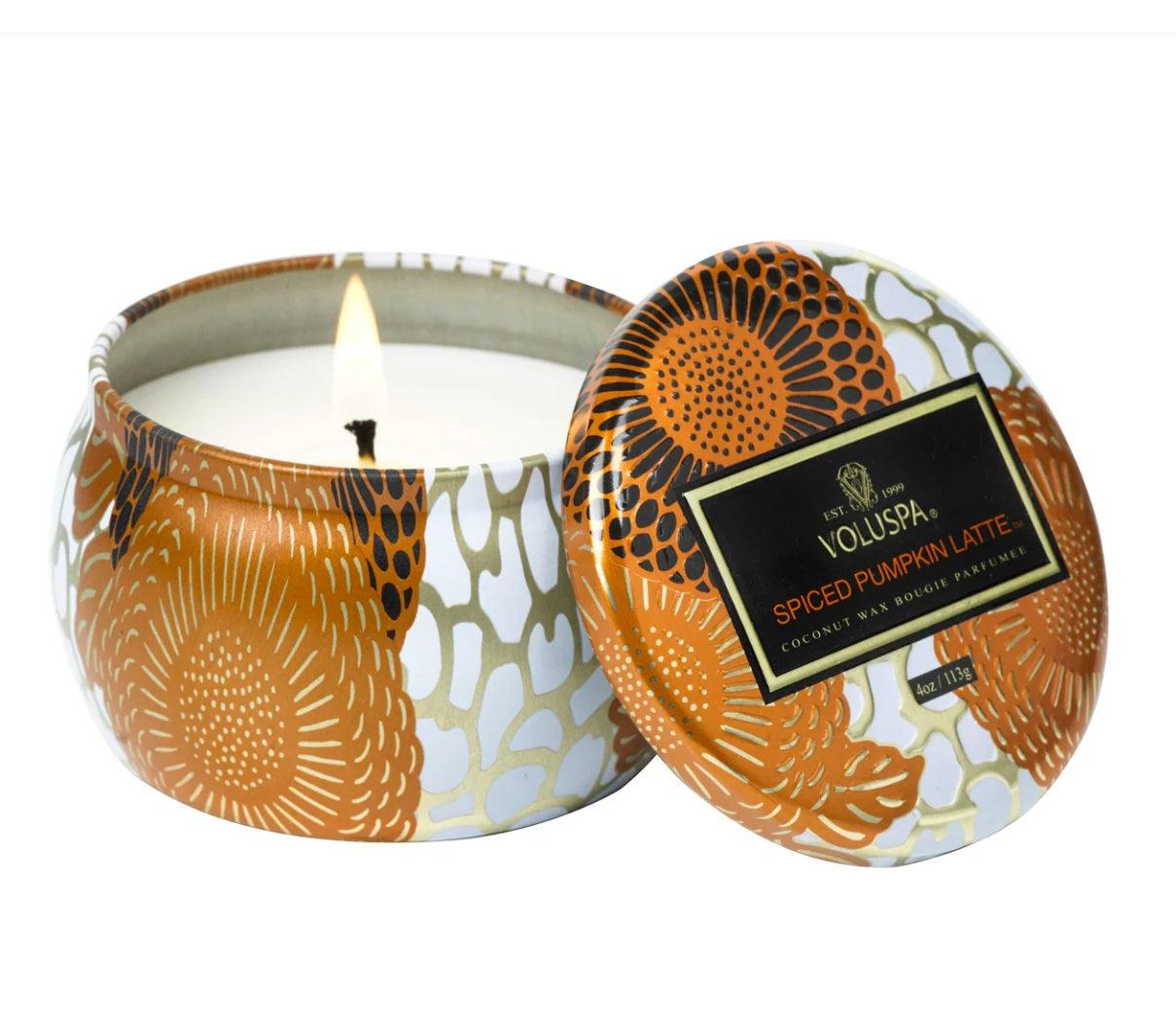 Voluspa Spiced Pumpkin Latte Collection