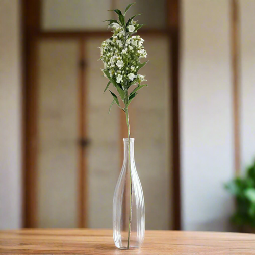 White Tea Tree Branch Faux Floral Stem Decor