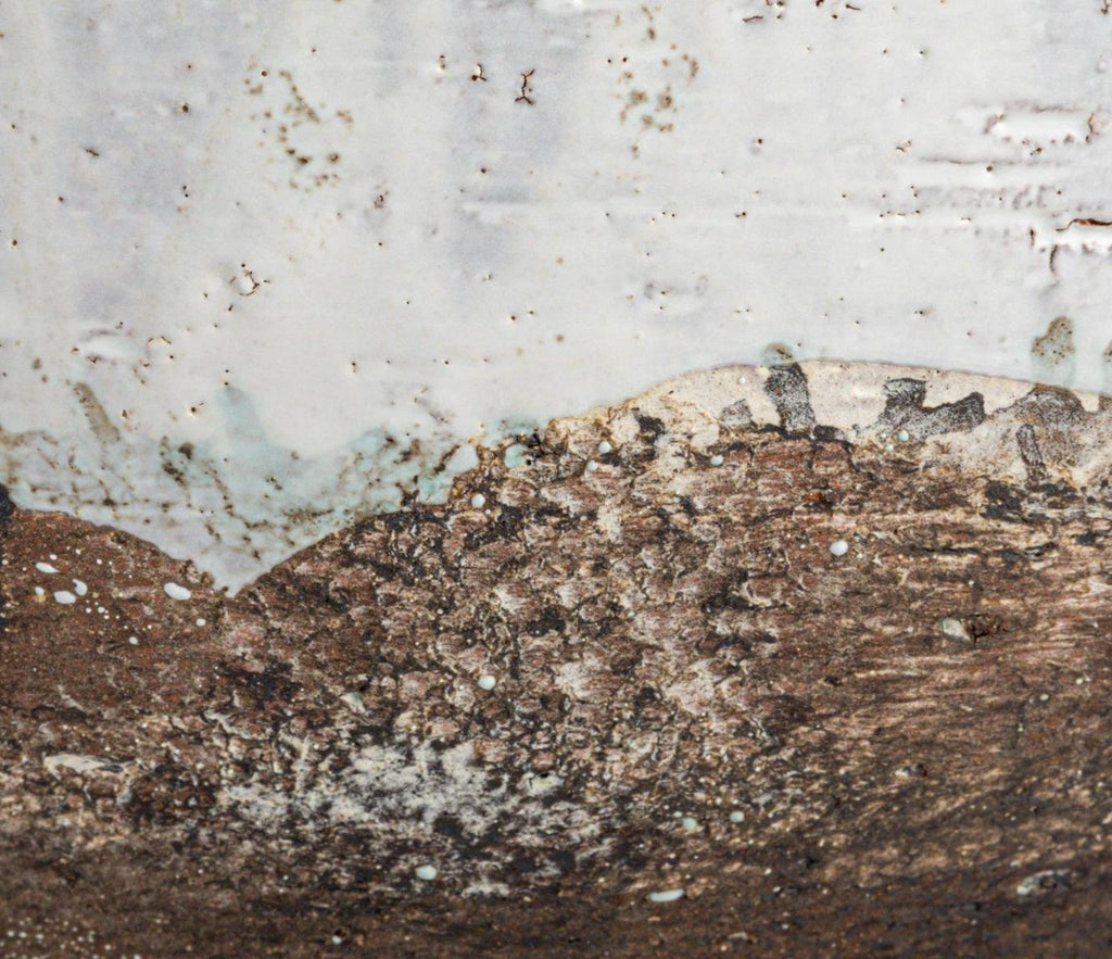 White Terra Cotta Bowl with Handle