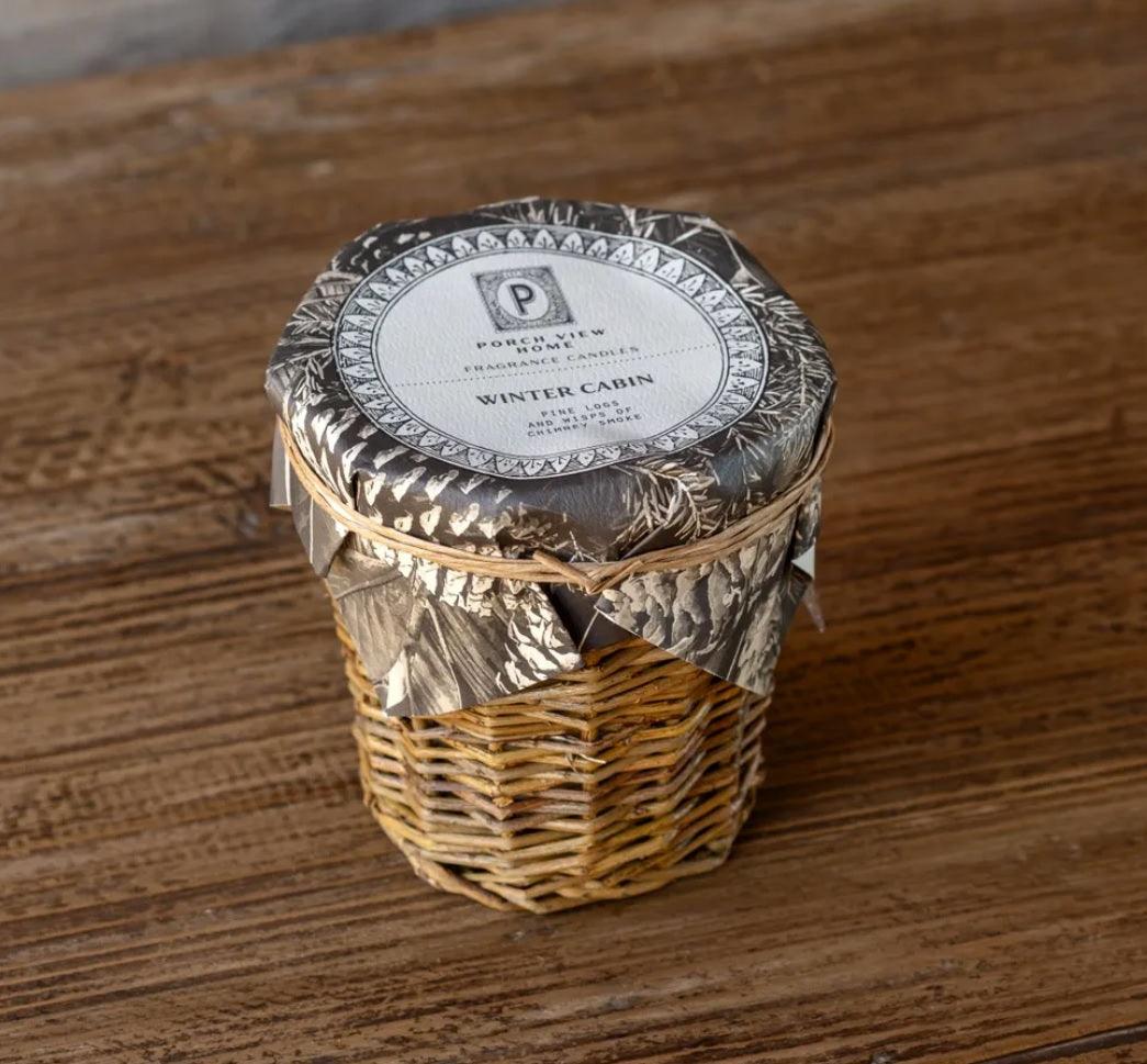 Winter Cabin Candle