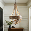 Wood-Pear-Shaped-Chandelier