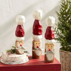 Santa Wood Block