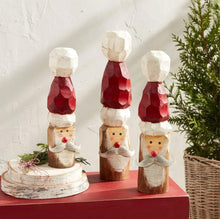 Santa Wood Block