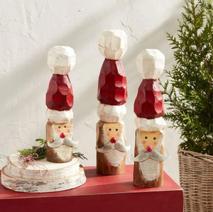 Santa Wood Block