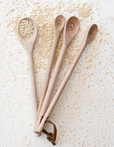 Beech Wood Measuring Spoon Set
