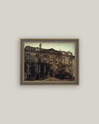 Haunted Mansion Framed Antique Art