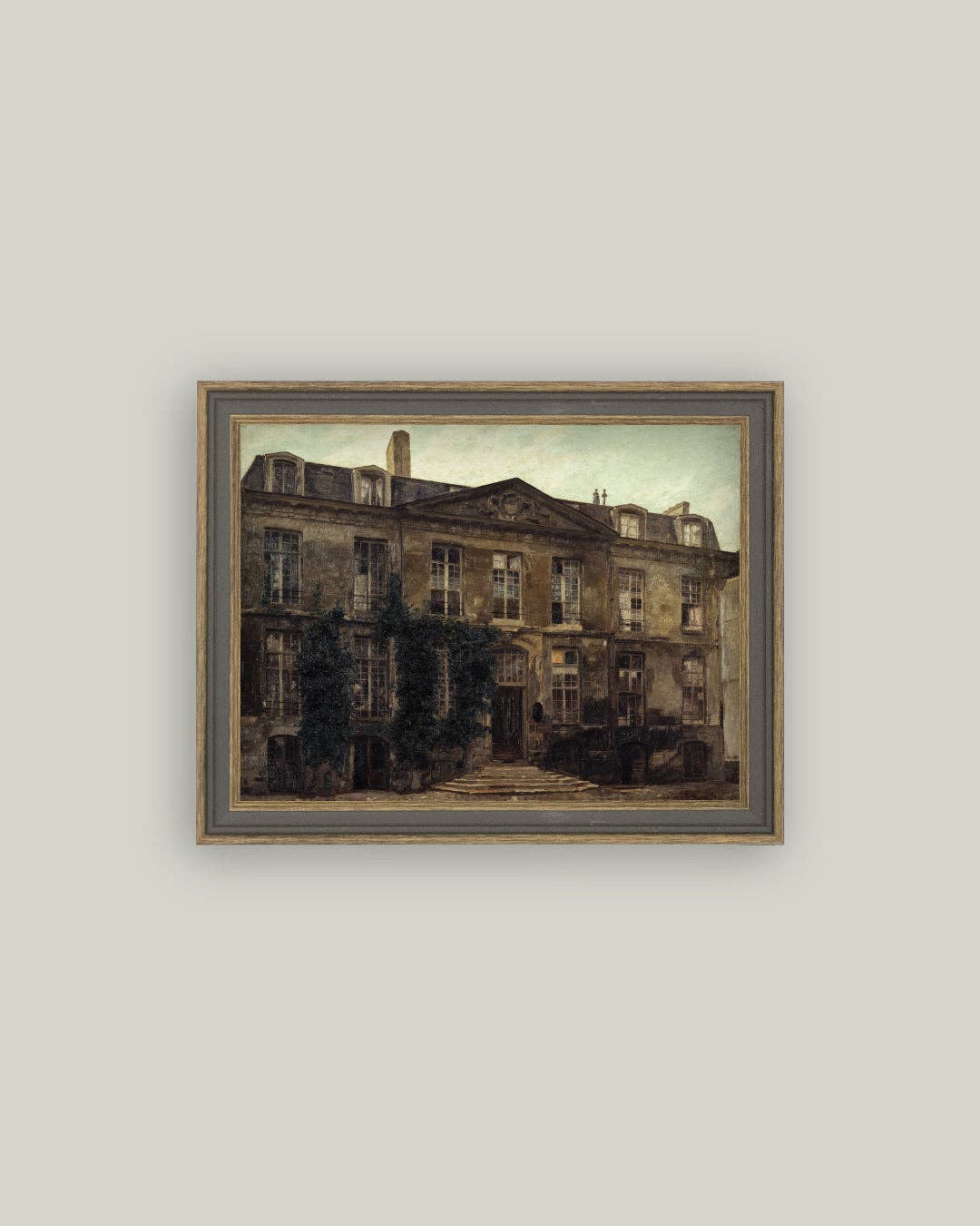 Haunted Mansion Framed Antique Art
