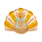 Gobble Turkey Shaped Paper Plates