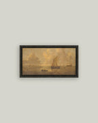 Seascape Town Framed