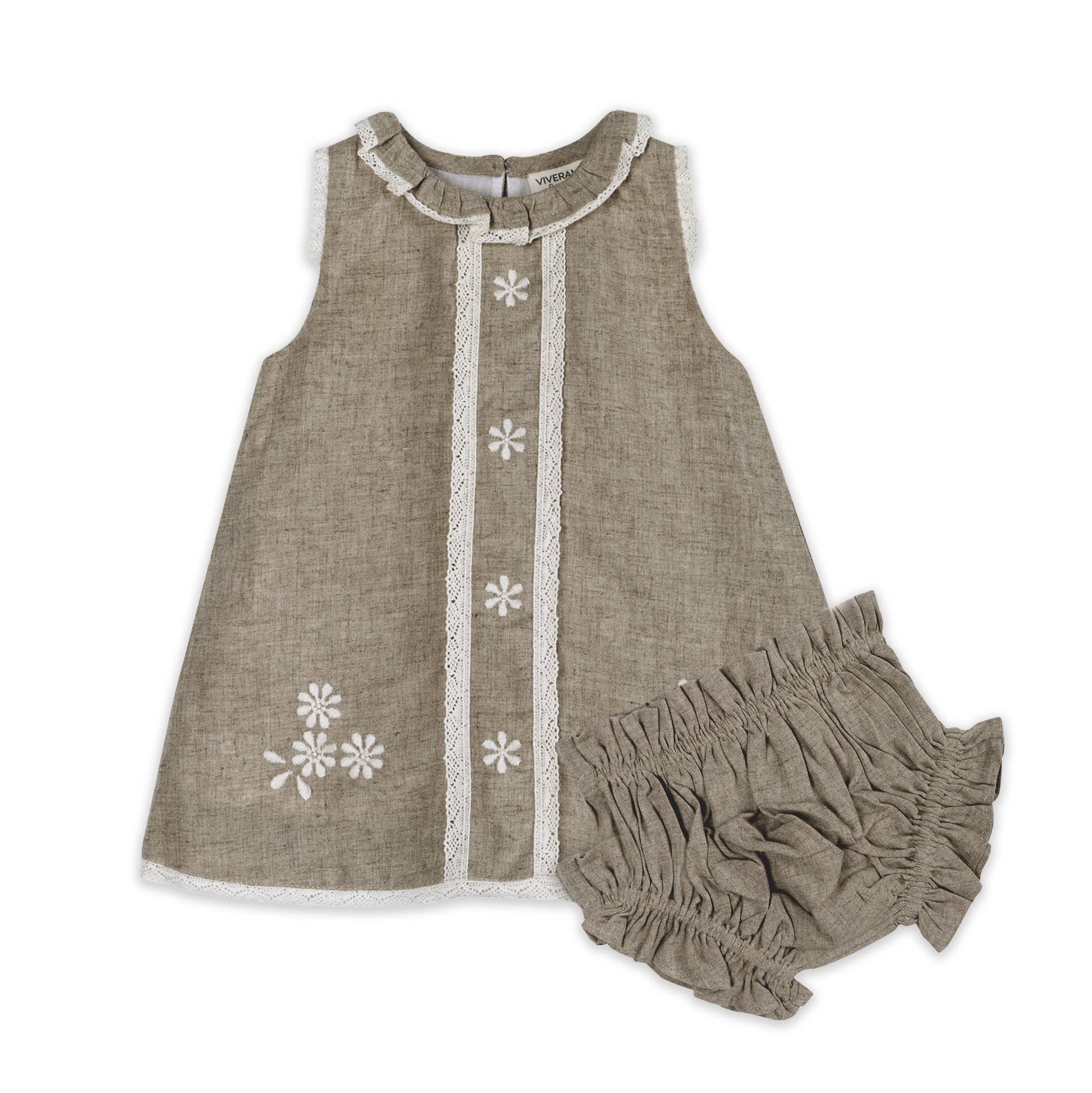 Kate Floral Embroidered Baby Dress