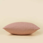 24x24 Red Ticking Pillow