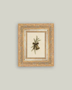 Bell with Pine Framed Antique Art