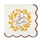 Give Thanks Cocktail Paper Napkins