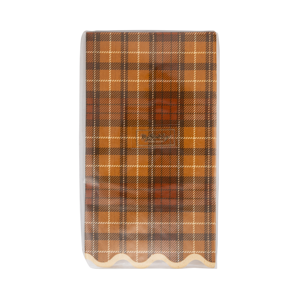 AUT1339 - Autumn Plaid Dinner Paper Napkins