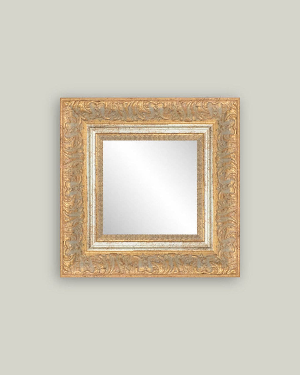 Copper Gold Framed Mirror