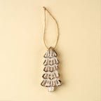 Rustic Pine Holiday Ornaments S/2