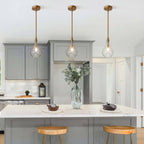 Tethyne 1-Light Gold Pendant Light