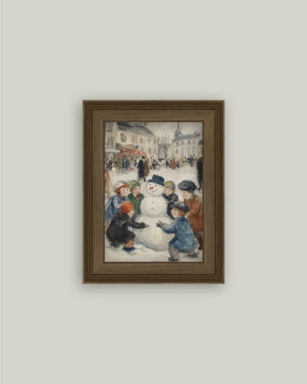 Snowman In The Square