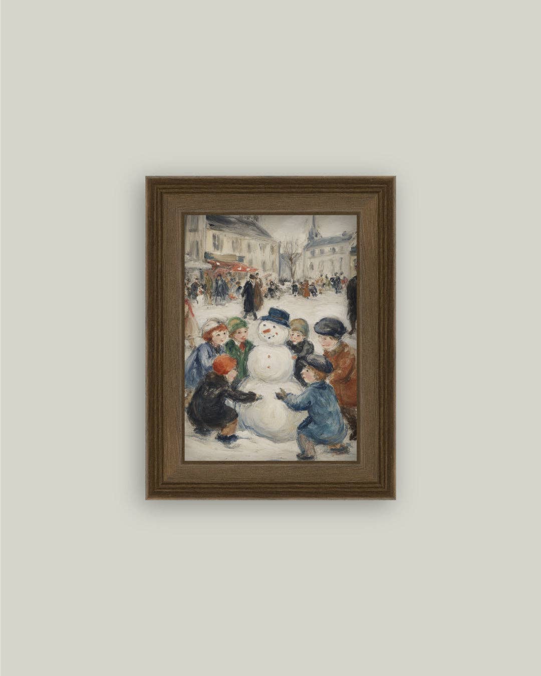 Snowman In The Square