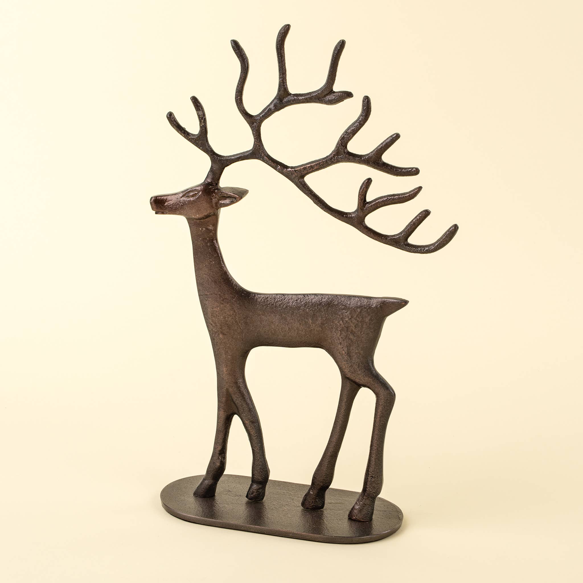 Bronze Reindeer Statue