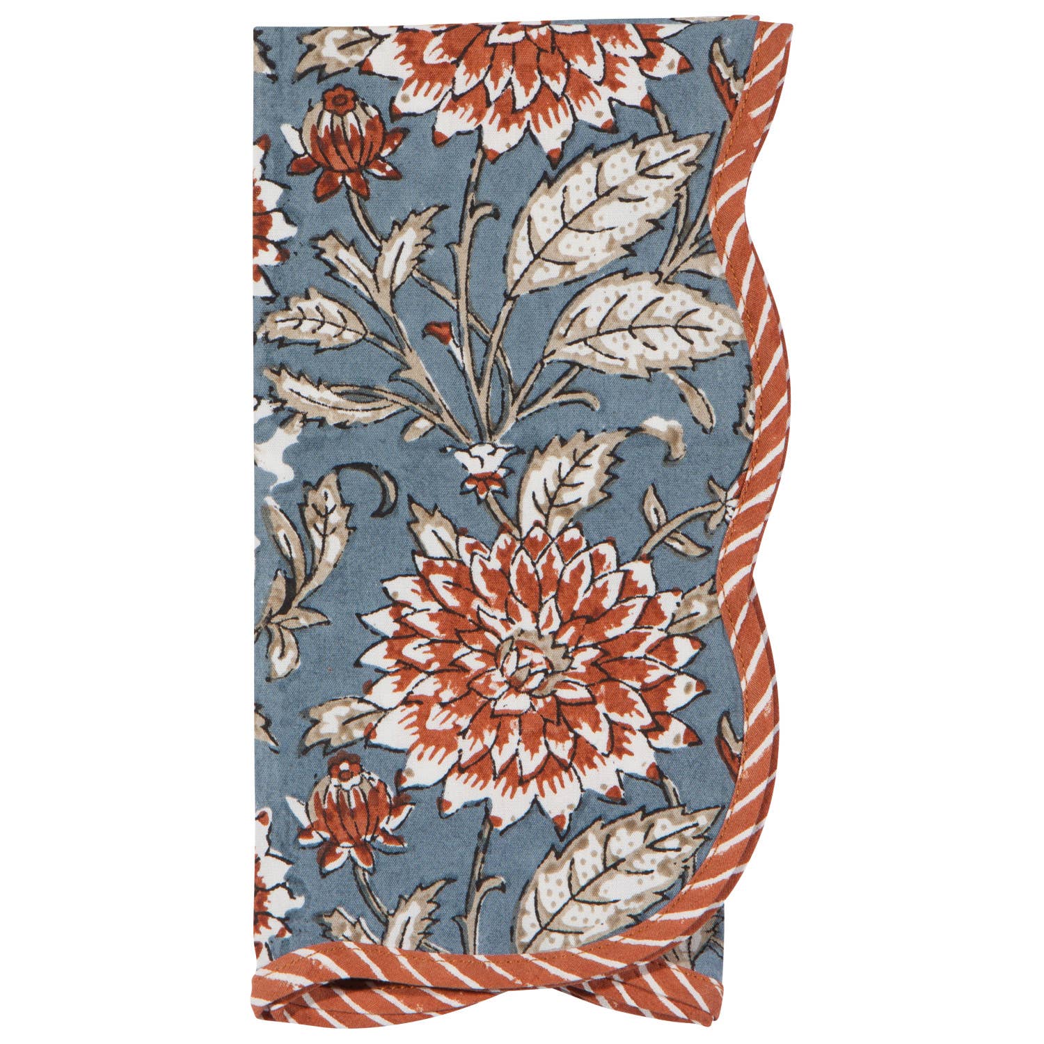 Dahlia Block Print Napkins S/4