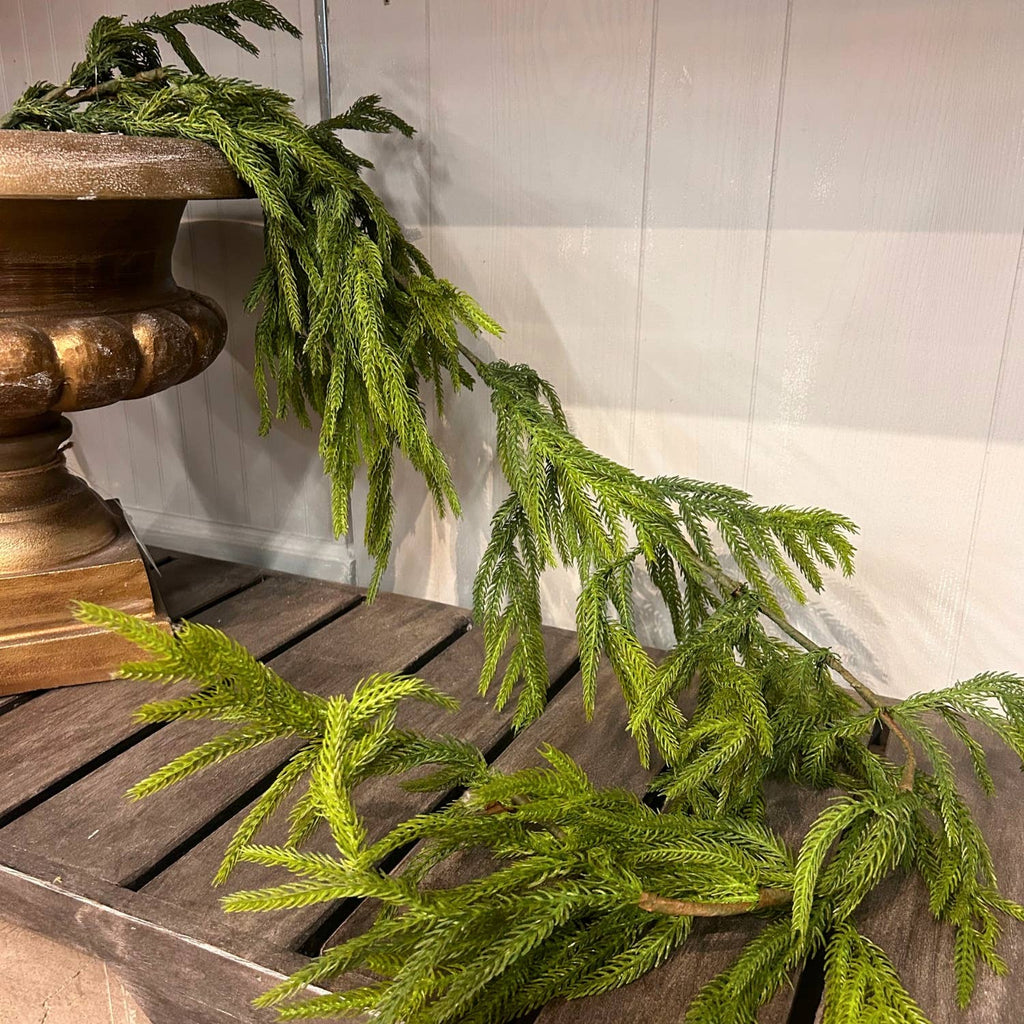 58” Natural Touch Norfolk Pine Garland