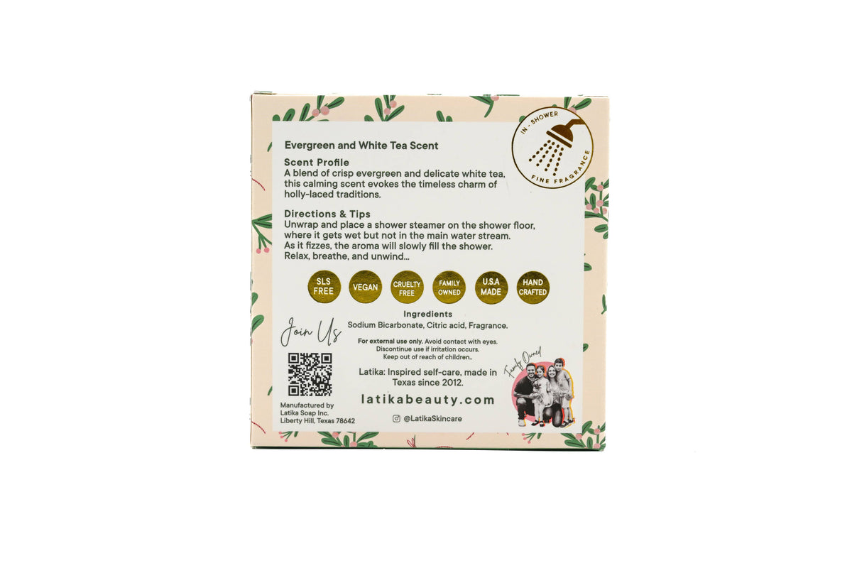 Christmas Holly Shower Steamers
