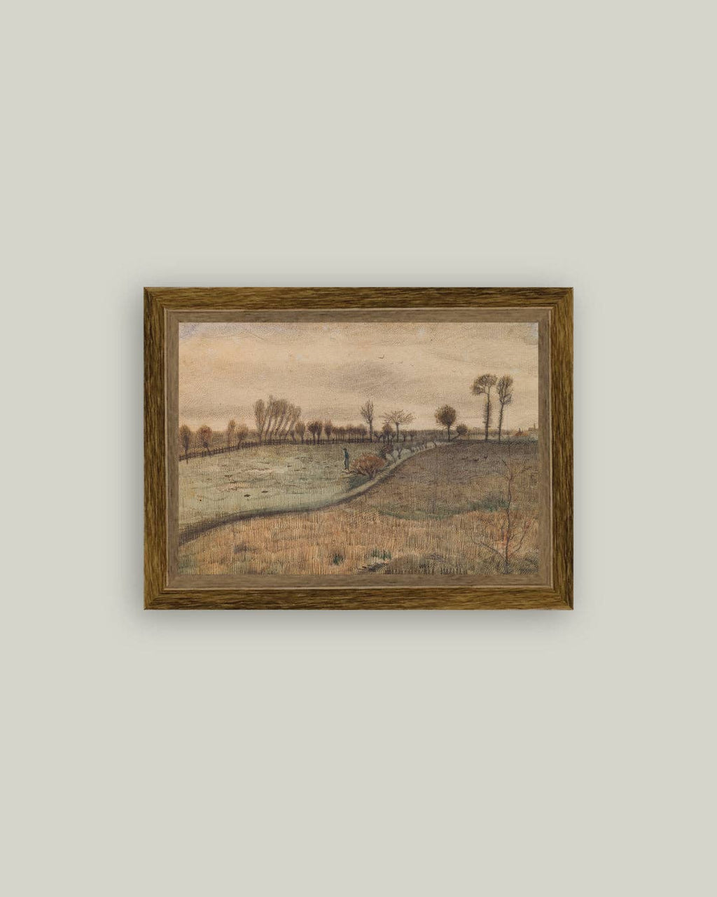 Pollard Willows Framed Antique Art