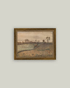 Pollard Willows Framed Antique Art