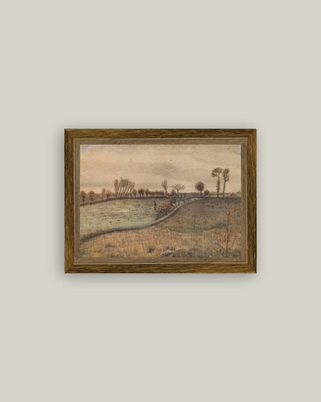 Pollard Willows Framed Antique Art