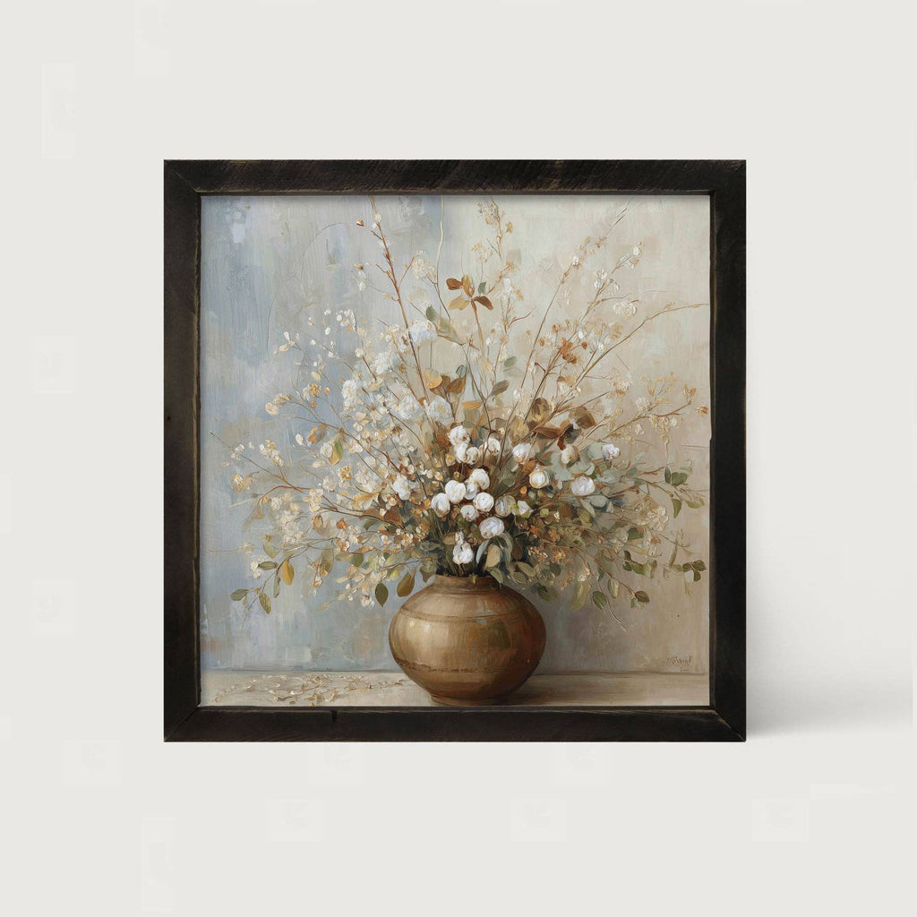 Copper Vase with Rustic Bouquet