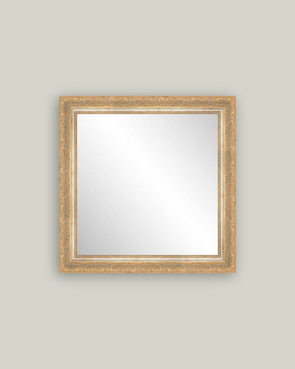 Copper Gold Framed Mirror