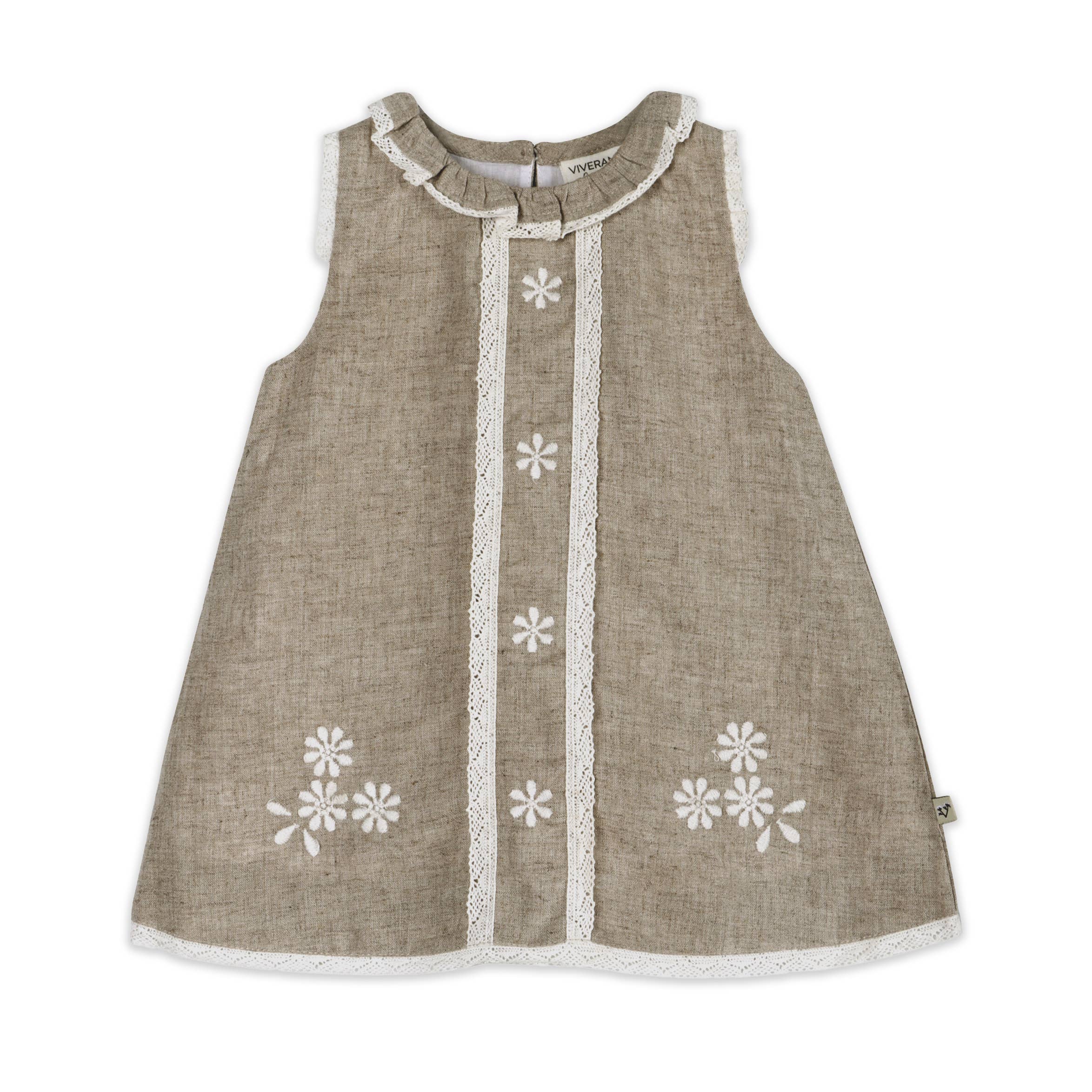 Kate Floral Embroidered Baby Dress