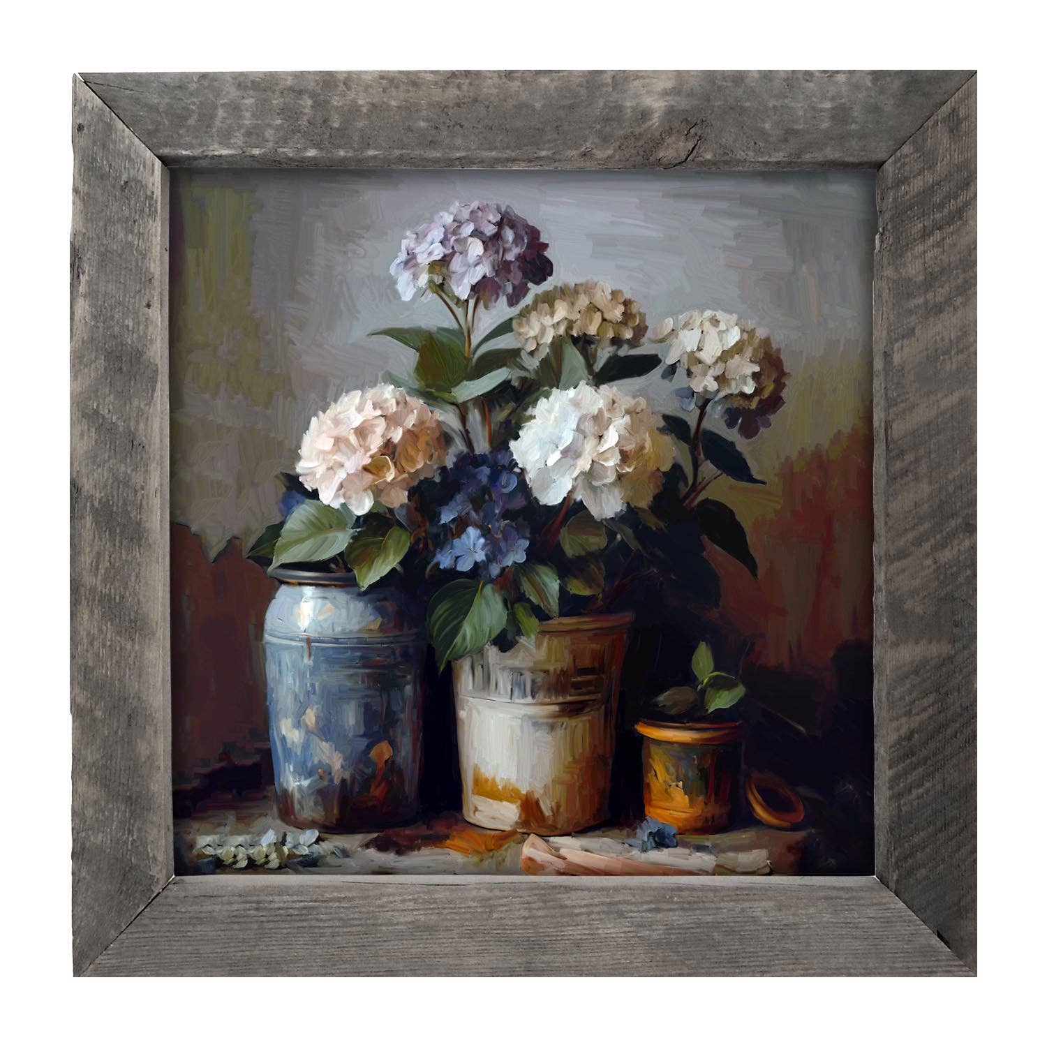 Rustic Hydrangeas