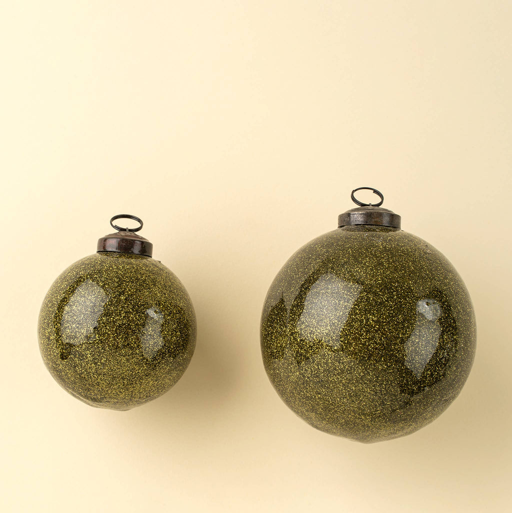 Glitter Ball Moss Orn.